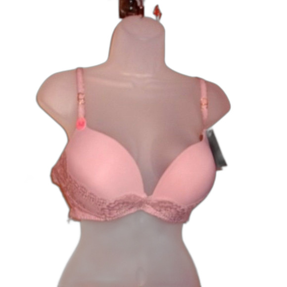 Youmita Misty Rose Lace Soft Cup Demi 34B Bra NWT - Picture 12 of 12